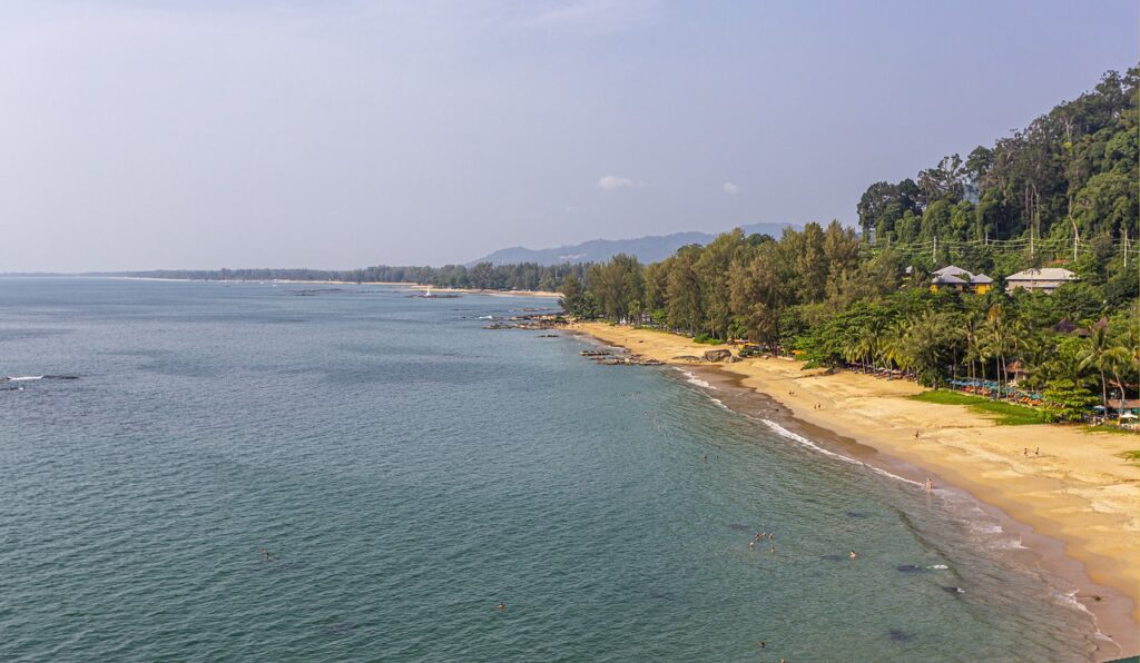 Thailand beach and coastline illustrating a Thailand travel budget