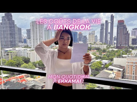 💸 COMBIEN COÛTE LA VIE À BANGKOK ? | Balade et bons plans dans mon quartier d&#039;Ekkamai