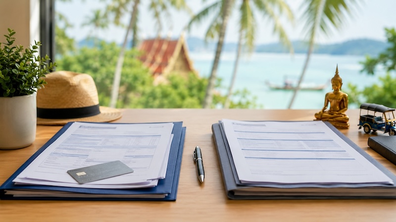 Comparaison entre carte bancaire et assurance annulation pour un voyage en Thaïlande